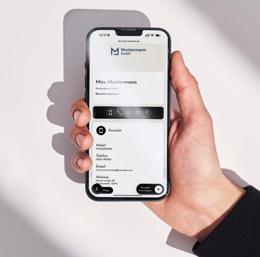 Digitale Visitenkarte - Premium (Metall)